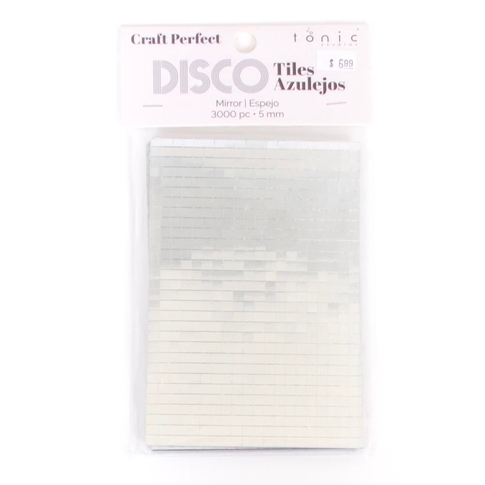 Craft Embellishments, Art & School, Craft Perfect, Grad Cap Decor, Mirror, Disco Tiles, 962192